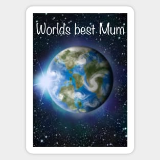 Worlds best Mum Sticker